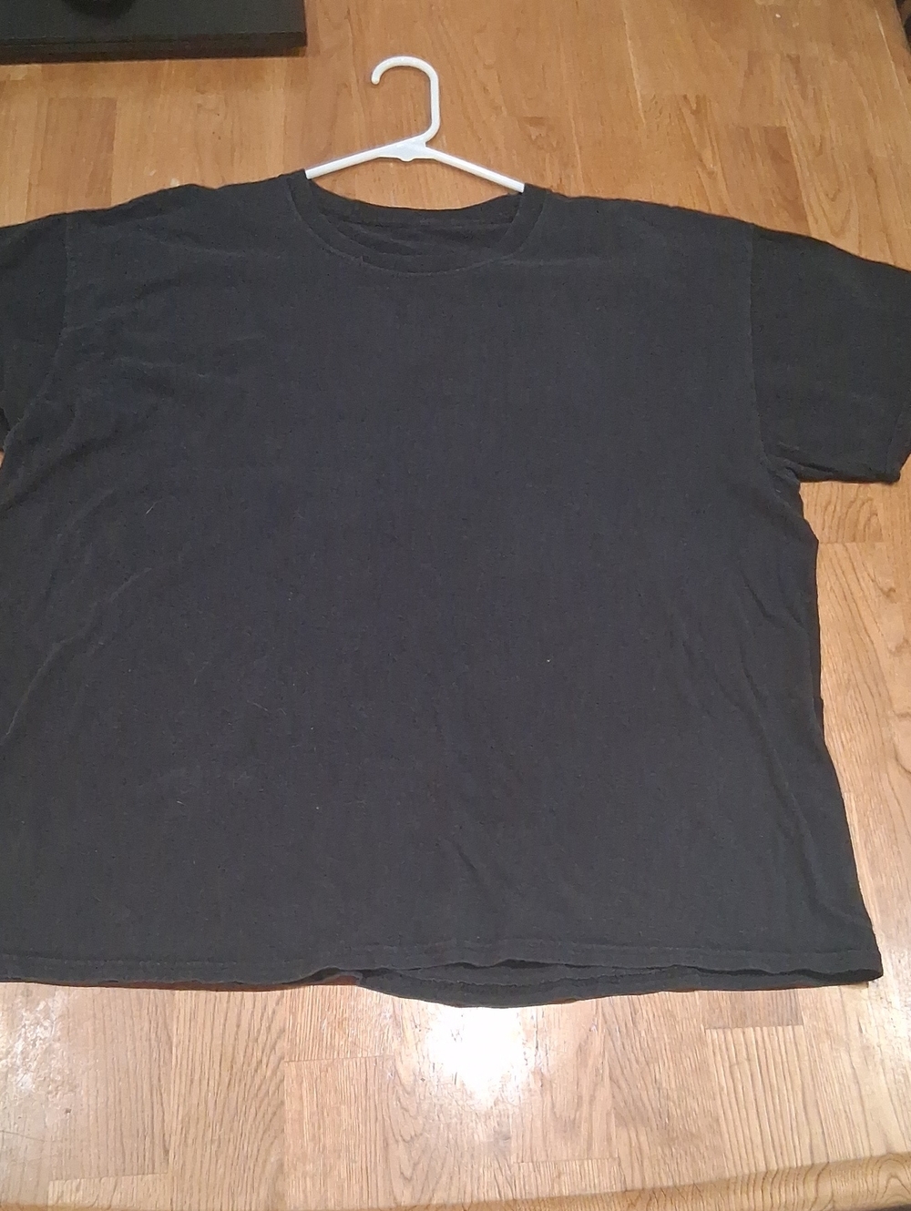 Men's Classic Black Crew Neck T-Shirt